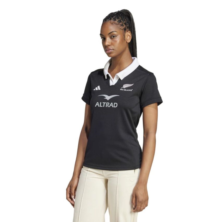 Women's Home Rugby Jersey 2024-2025 All Blacks - Adidas