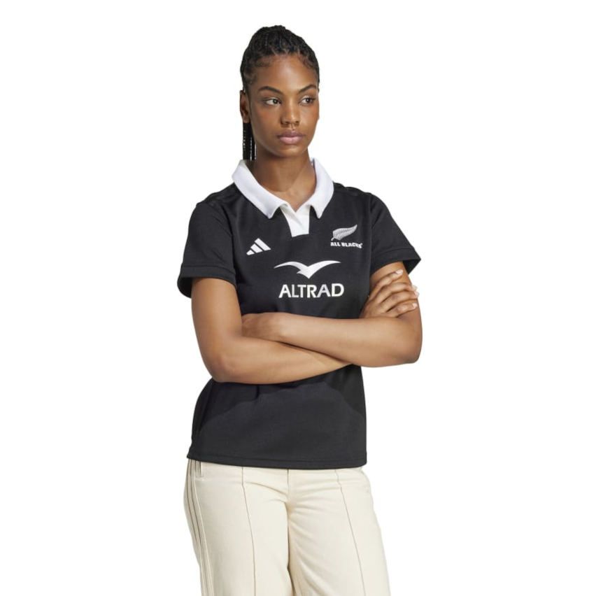 Women's Home Rugby Jersey 2024-2025 All Blacks - Adidas