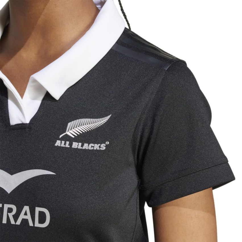 Women's Home Rugby Jersey 2024-2025 All Blacks - Adidas