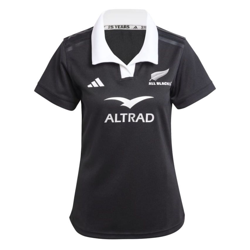 Women's Home Rugby Jersey 2024-2025 All Blacks - Adidas