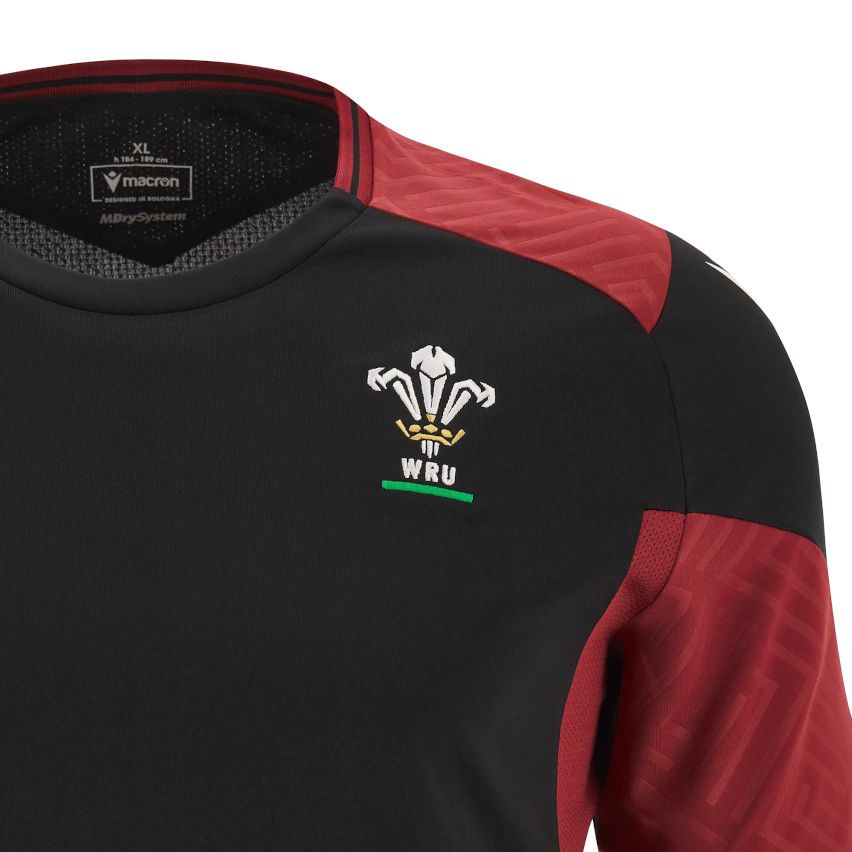 Wales 2023/2024 Rugby Training Jersey - Macron