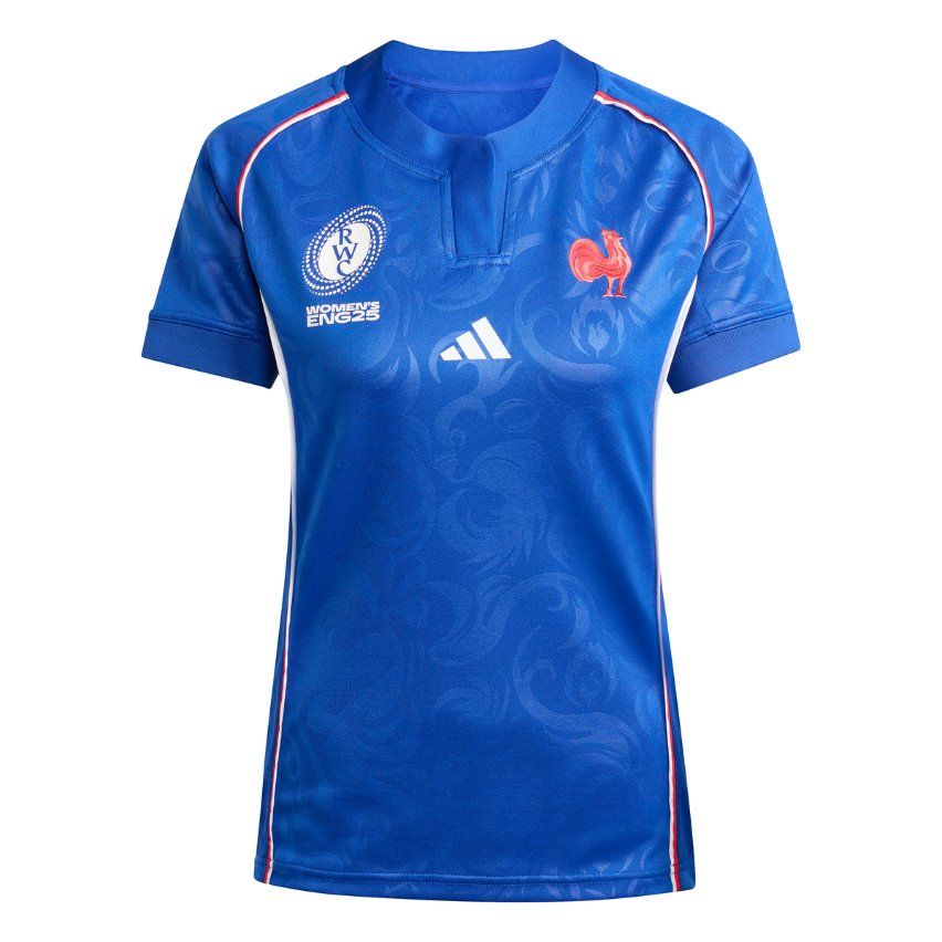France World Cup 2025 Women's Rugby Replica Home Jersey - Adidas