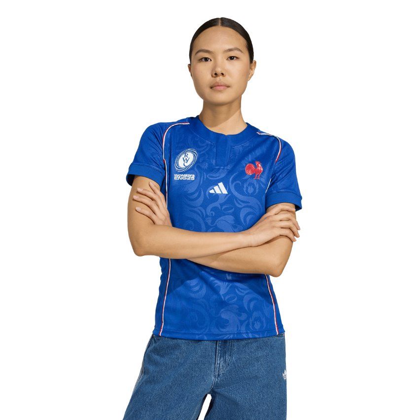 France World Cup 2025 Women's Rugby Replica Home Jersey - Adidas