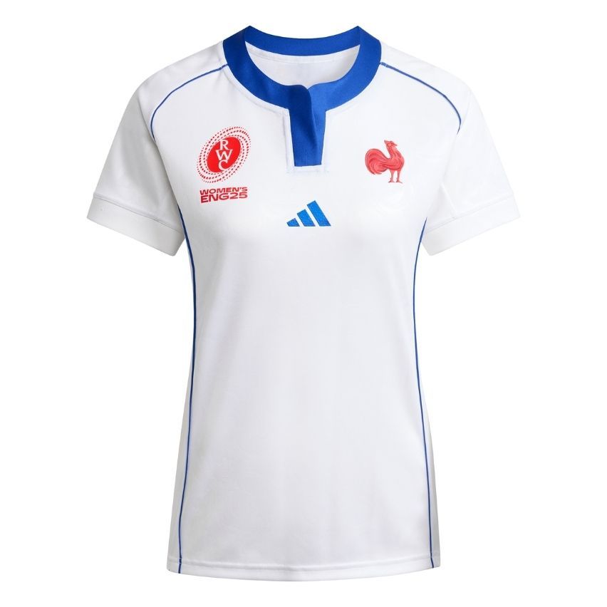 France World Cup 2025 Women's Rugby Away Jersey - Adidas