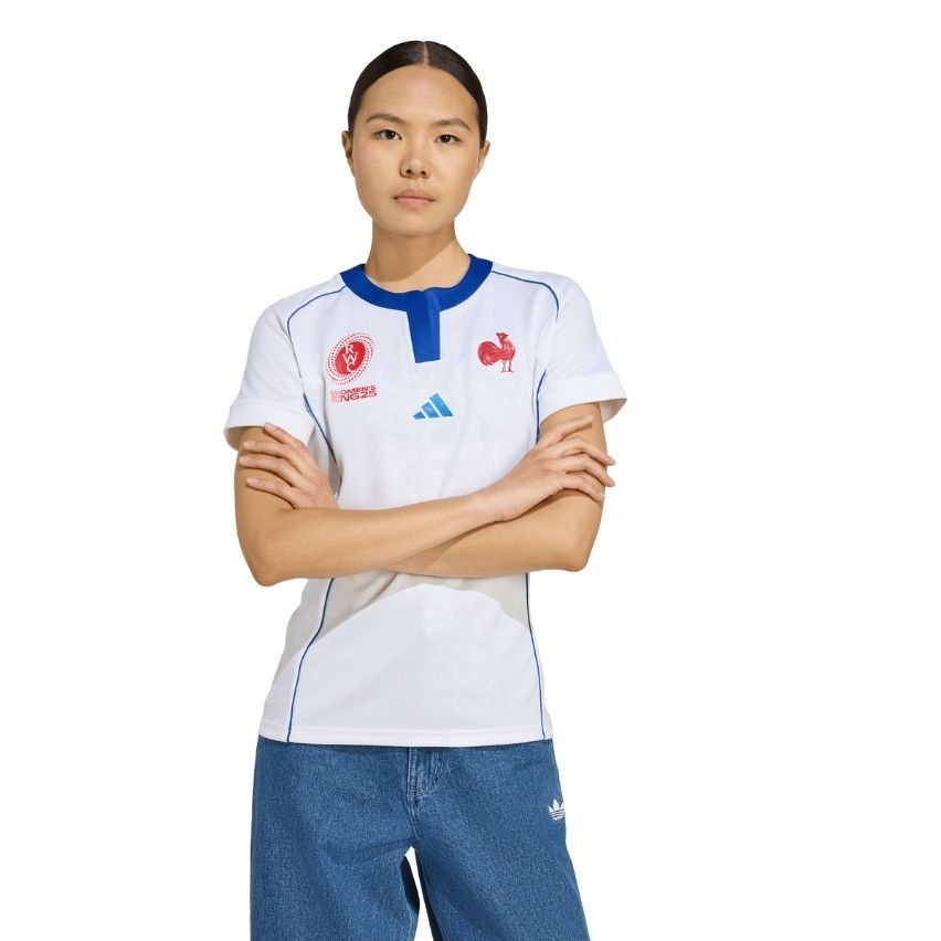 France World Cup 2025 Women's Rugby Away Jersey - Adidas
