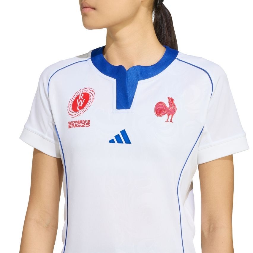 France World Cup 2025 Women's Rugby Away Jersey - Adidas