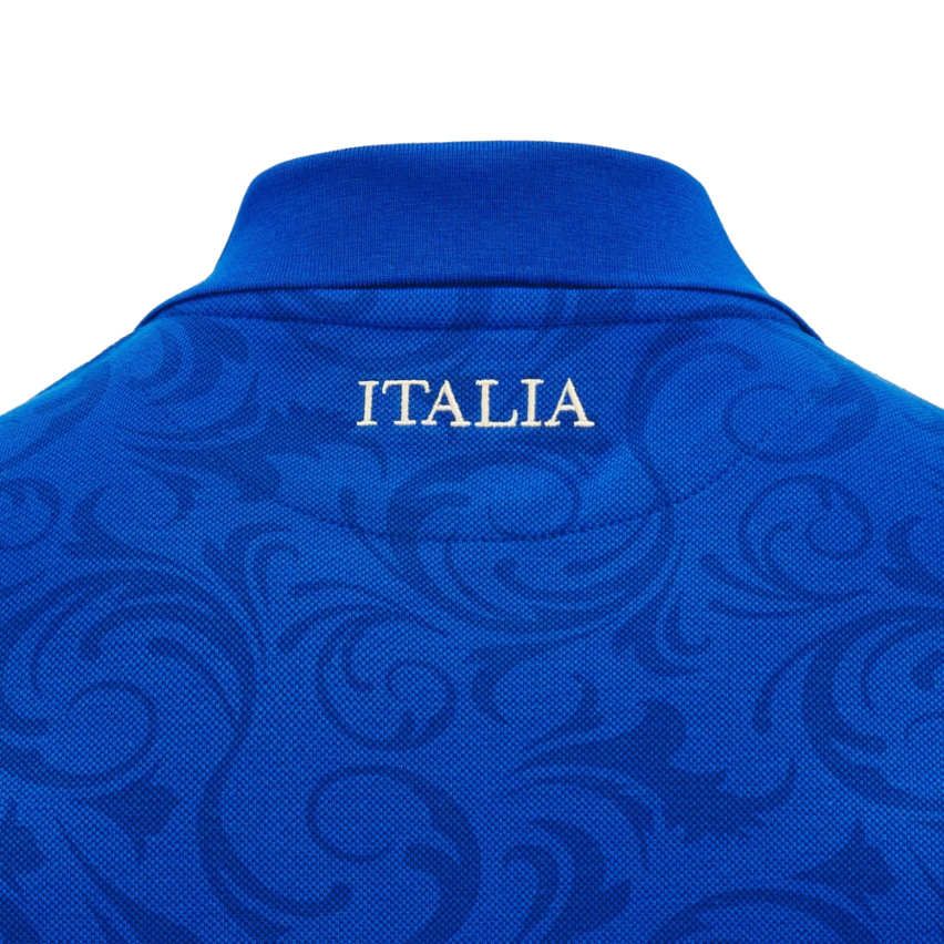 Italy Rugby Home Replica Cotton Jersey 2024/2025 - Macron