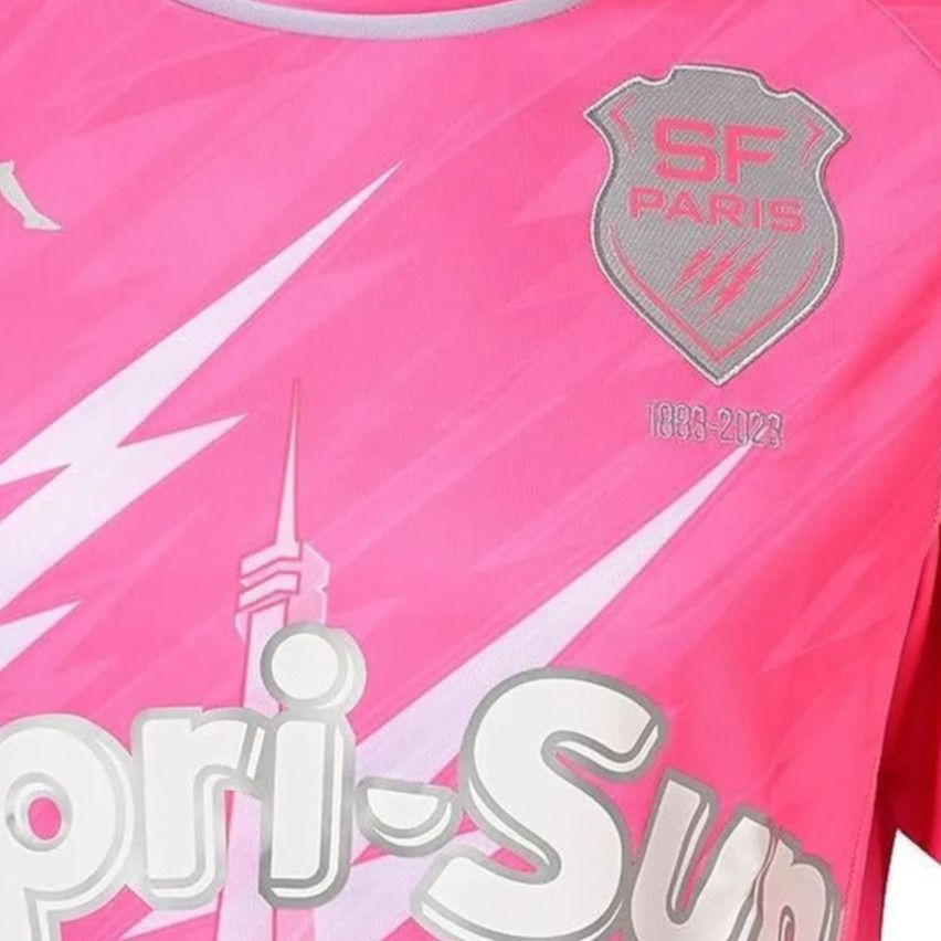 Pink Stade Français 2023/2024 Replica Jersey - Kappa
