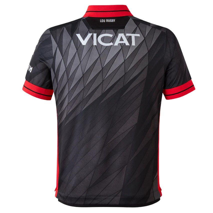 Kids’ Lyon Lou Rugby Home Jersey 2025/2026 – Macron