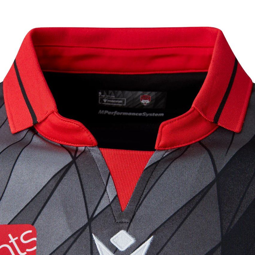 Kids’ Lyon Lou Rugby Home Jersey 2025/2026 – Macron