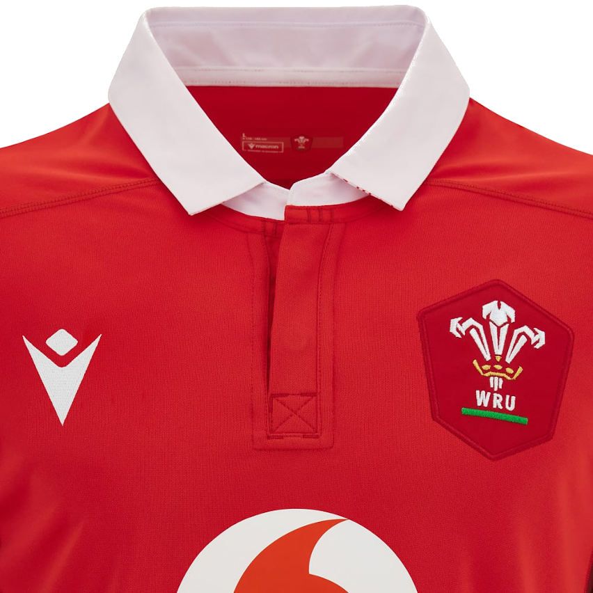 Wales Rugby Home Jersey 2023/2024 - Macron