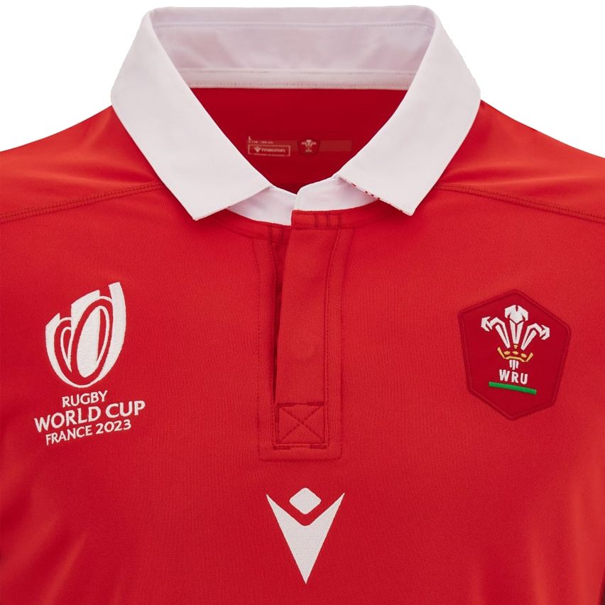 Wales Rugby Home Jersey 2023 World Cup – Macron