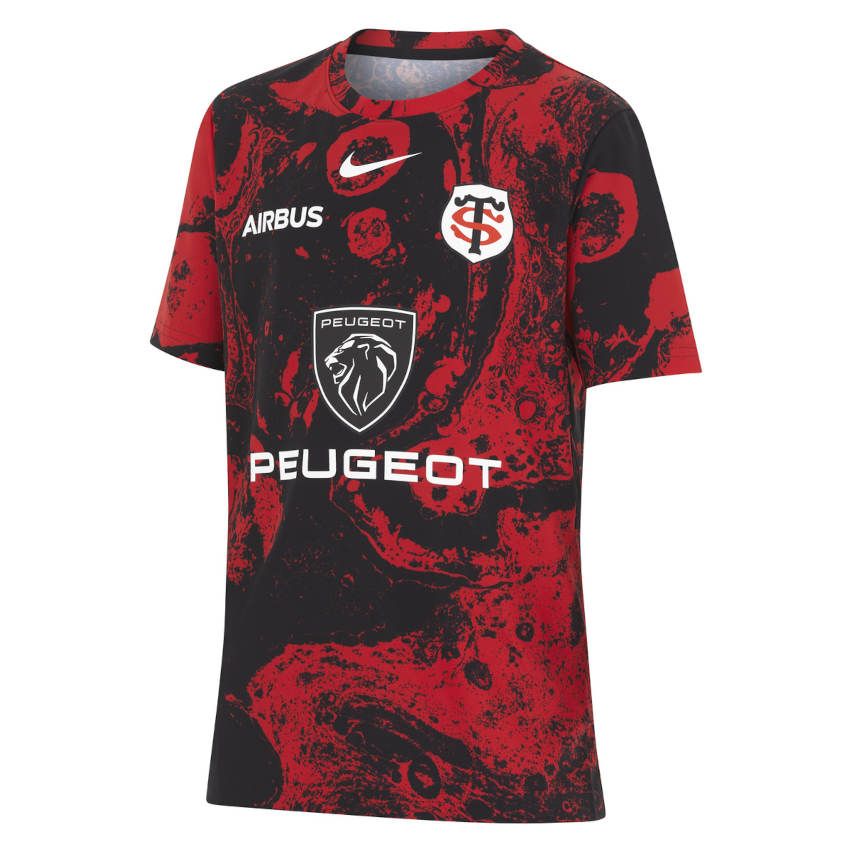 Kids' Rugby Pre-Match Shirt Stade Toulousain 2024/2025 - Nike