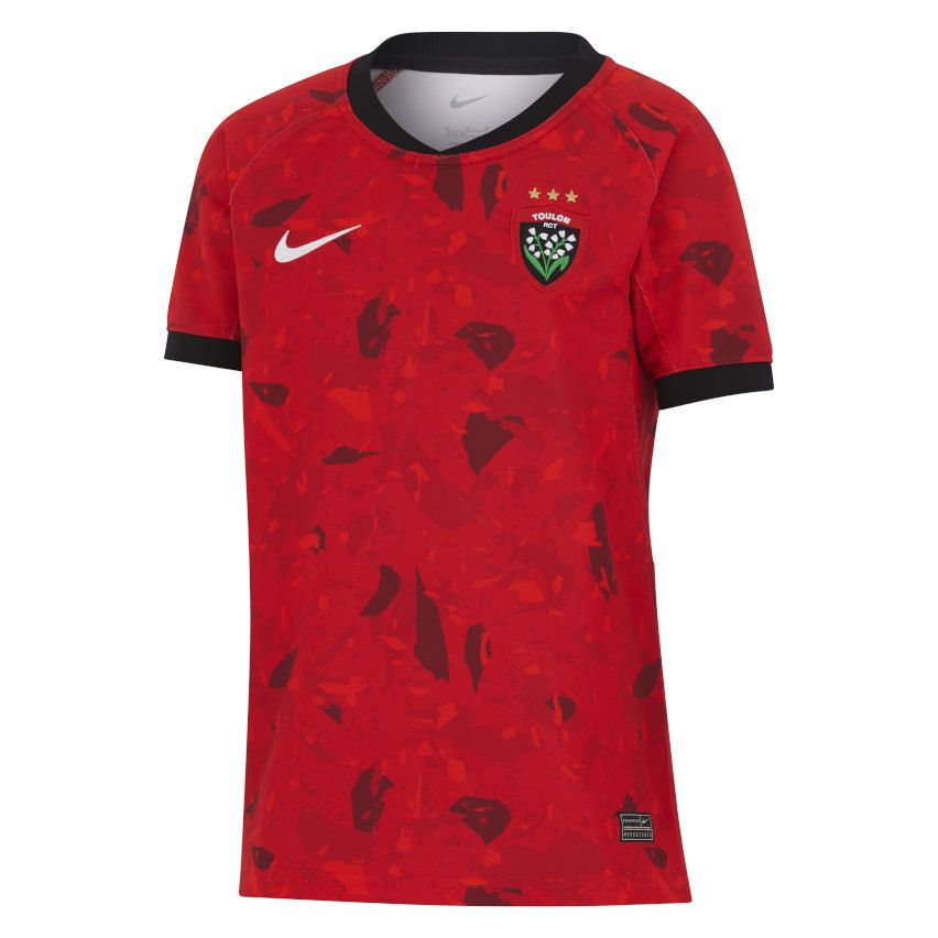 RC Toulon Kids Home Rugby Shirt 2024/2025 Red - Nike