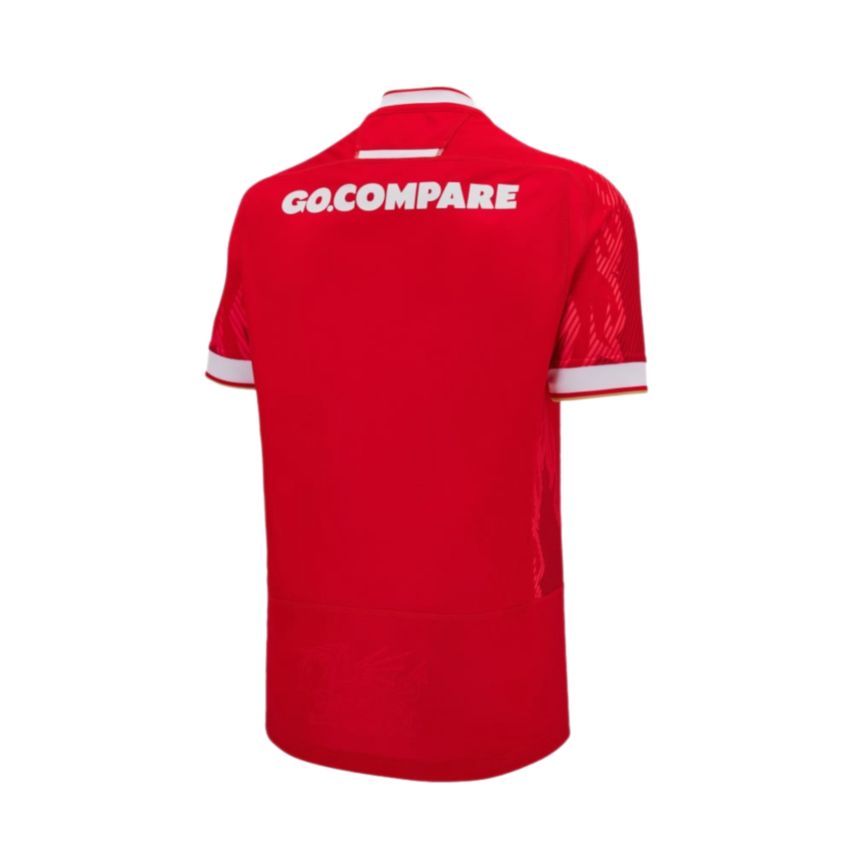 Wales Rugby 2024/2025 Junior Home Replica Shirt - Macron