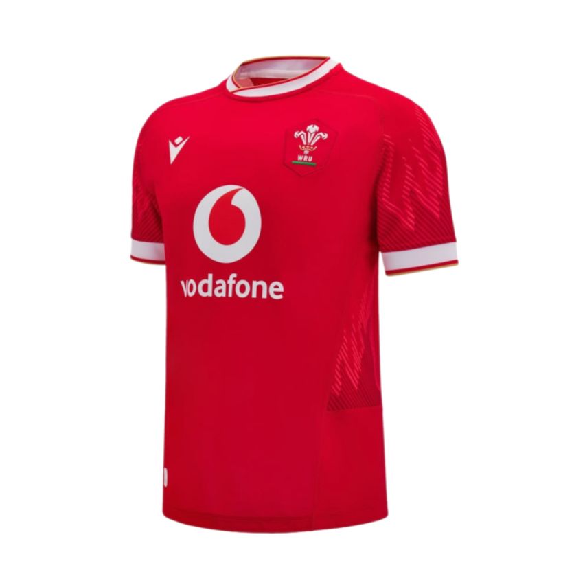 Wales Rugby 2024/2025 Junior Home Replica Shirt - Macron