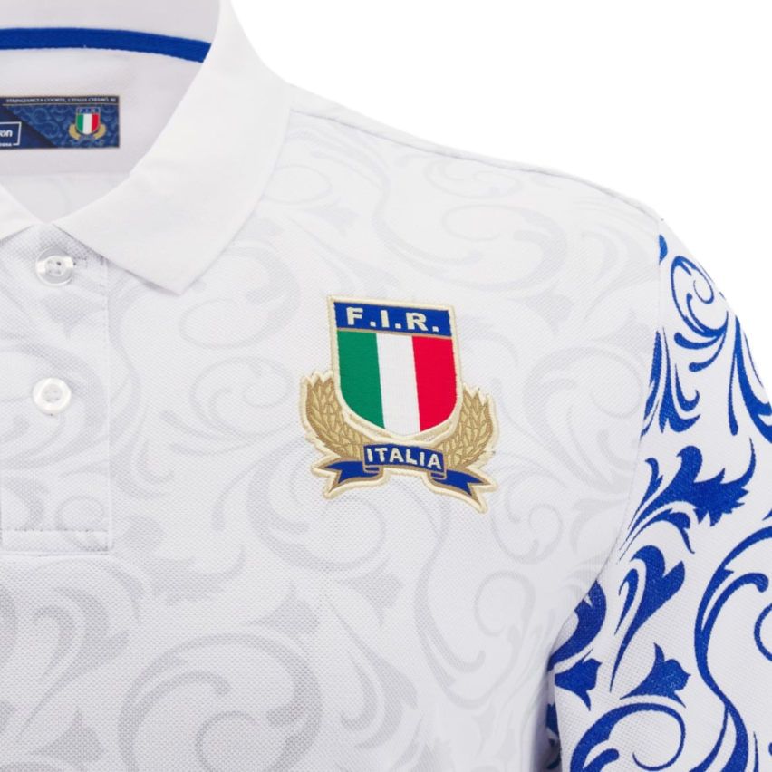 Rugby Replica Away Jersey Italy Cotton 2024/2025 - Macron