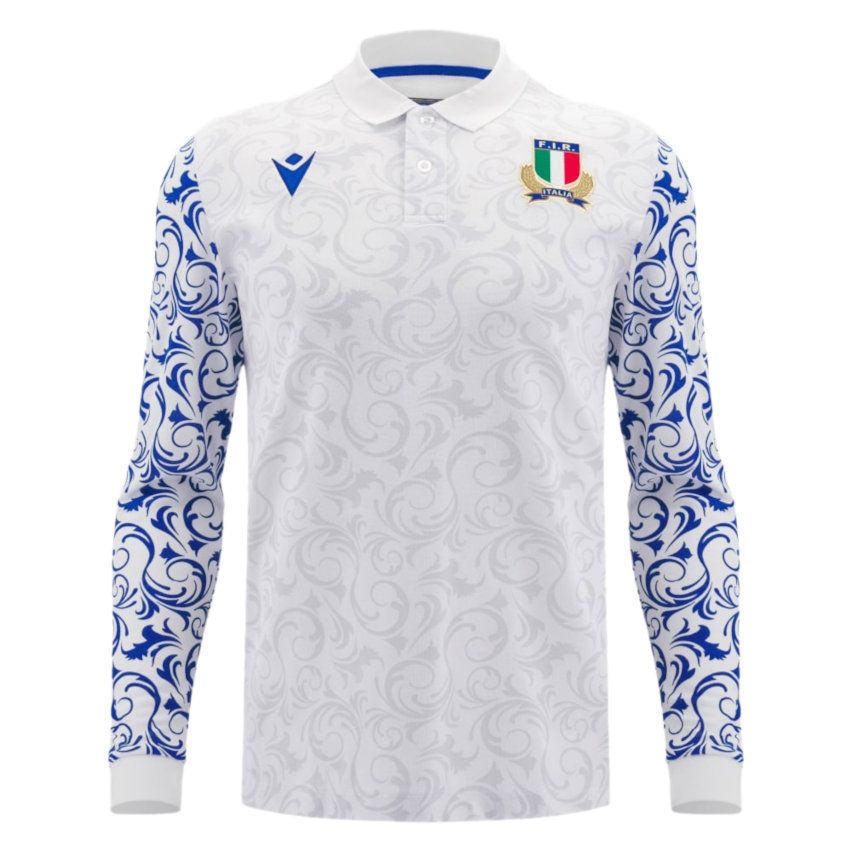 Rugby Replica Away Jersey Italy Cotton 2024/2025 - Macron