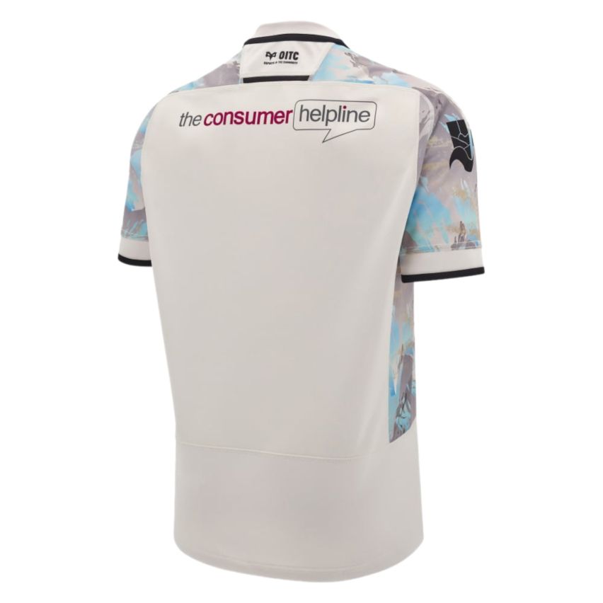 Ospreys Away Replica Rugby Jersey 2024/2025 Macron