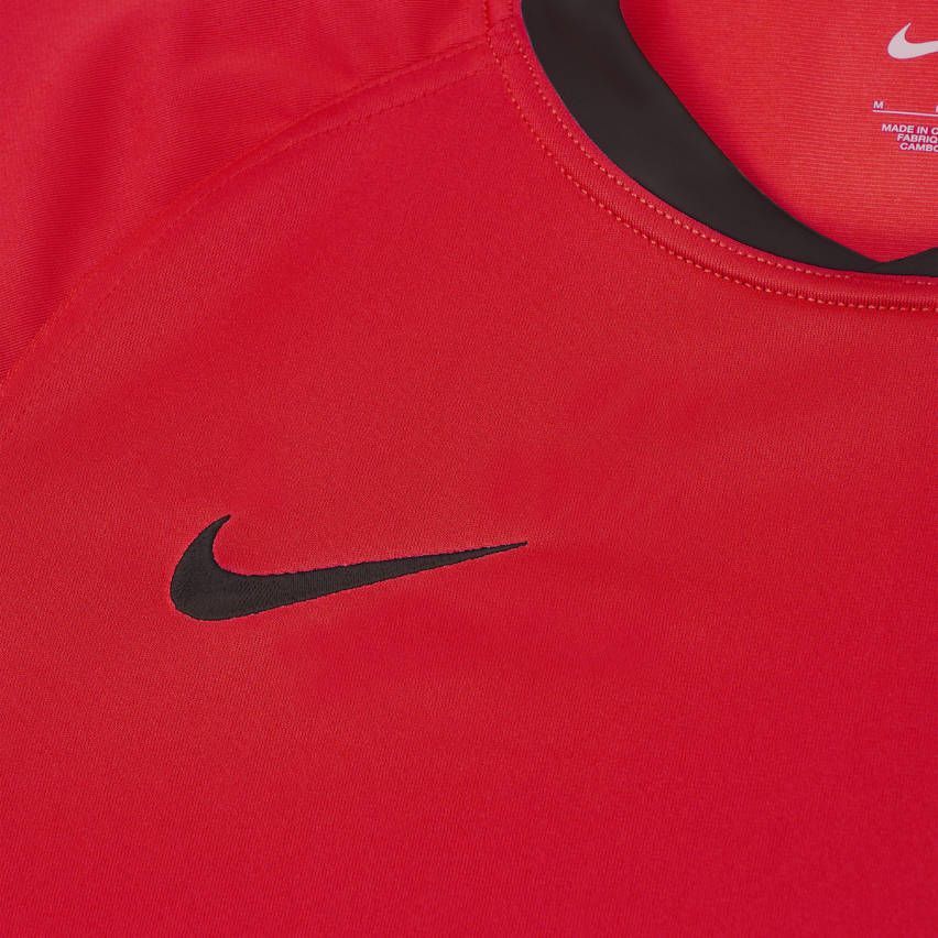 BADGE Rugby Training Jersey Crew Razor Chilly-Mazarin Red and Black - Nike