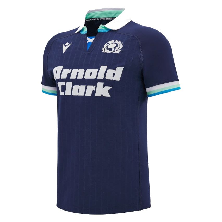 ウェア scottish rugby uniform Scotland Authentic Home Rugby Shirt 2024/2025 – Macron