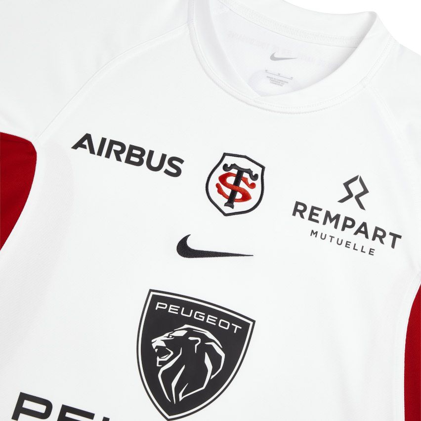 Stade Toulousain 2024/2025 Away Rugby Jersey White - Nike