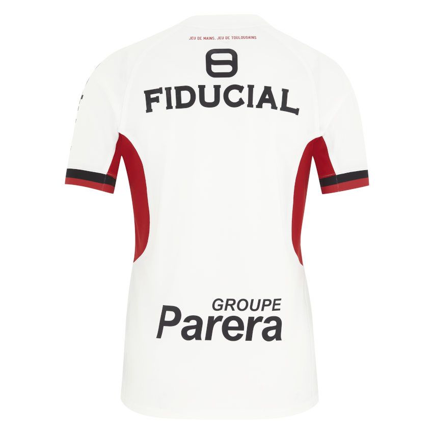 Rugby Jersey Stade Toulousain Kids Away 2024/2025 White - Nike