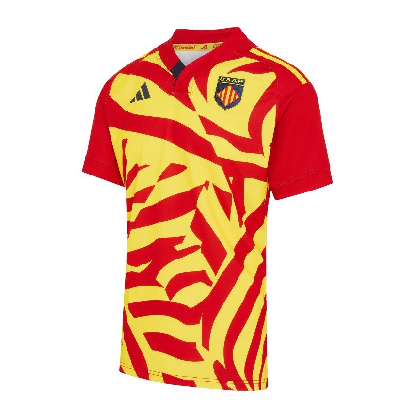 USAP Perpignan Rugby Away Jersey 2025/2026 – Adidas