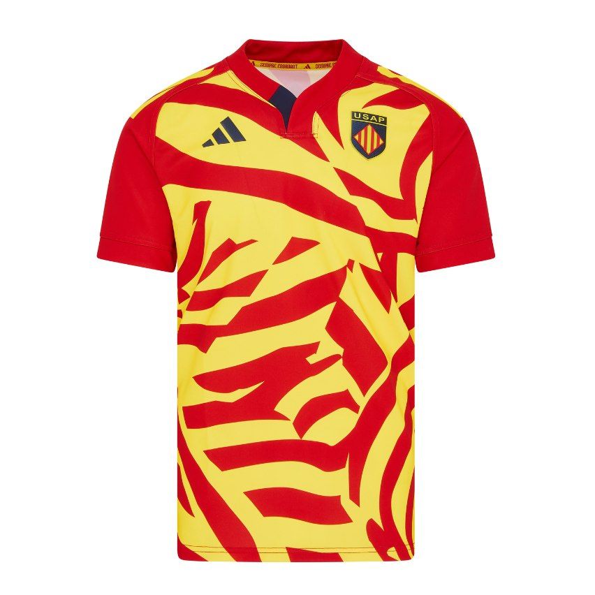 USAP Perpignan Rugby Away Jersey 2025/2026 – Adidas