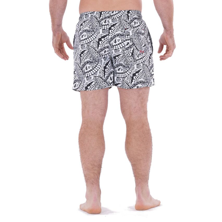 Maori Rugby White Swim Shorts - Ruckfield