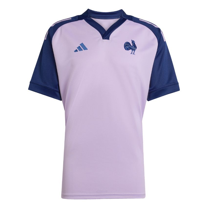 France 2025 Men's Rugby Training Jersey - Adidas