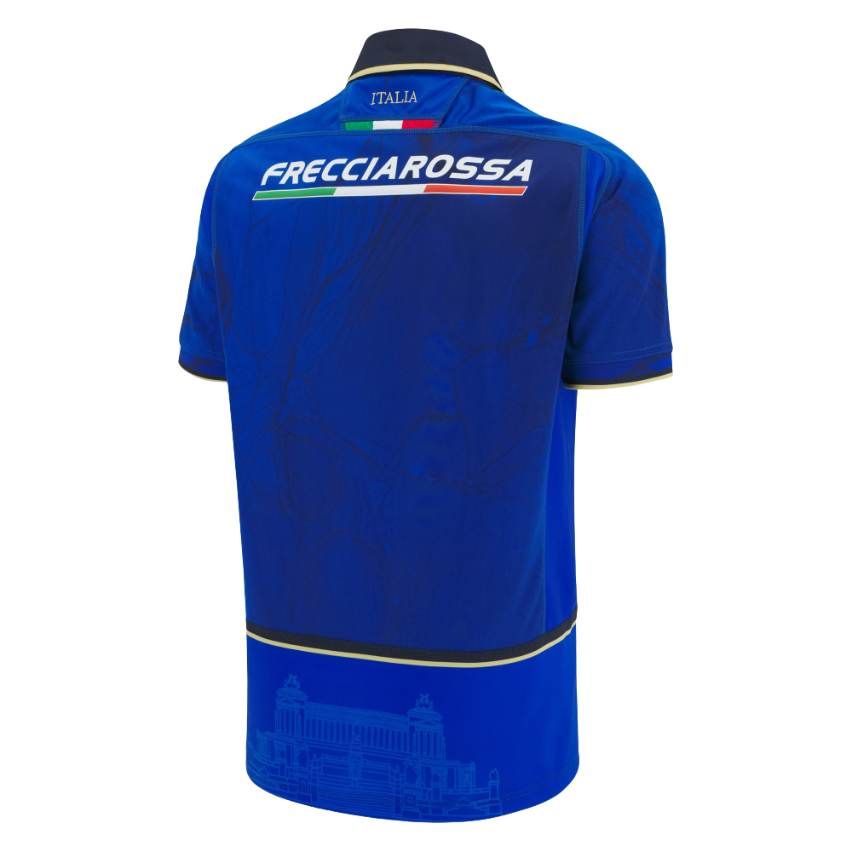 Italy Junior Home Rugby Shirt 2025/2026 - Macron