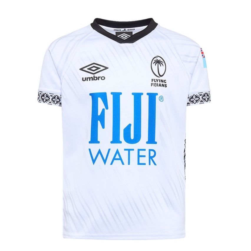 Fiji Kids Home Replica Rugby Jersey 2025/2026 - Umbro