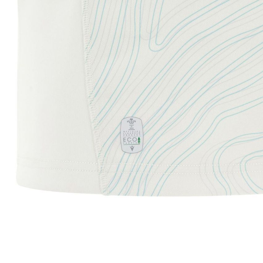 Maillot Rugby Enfant Replica Pays de Galles Extérieur blanc 2025/2026 - Macron