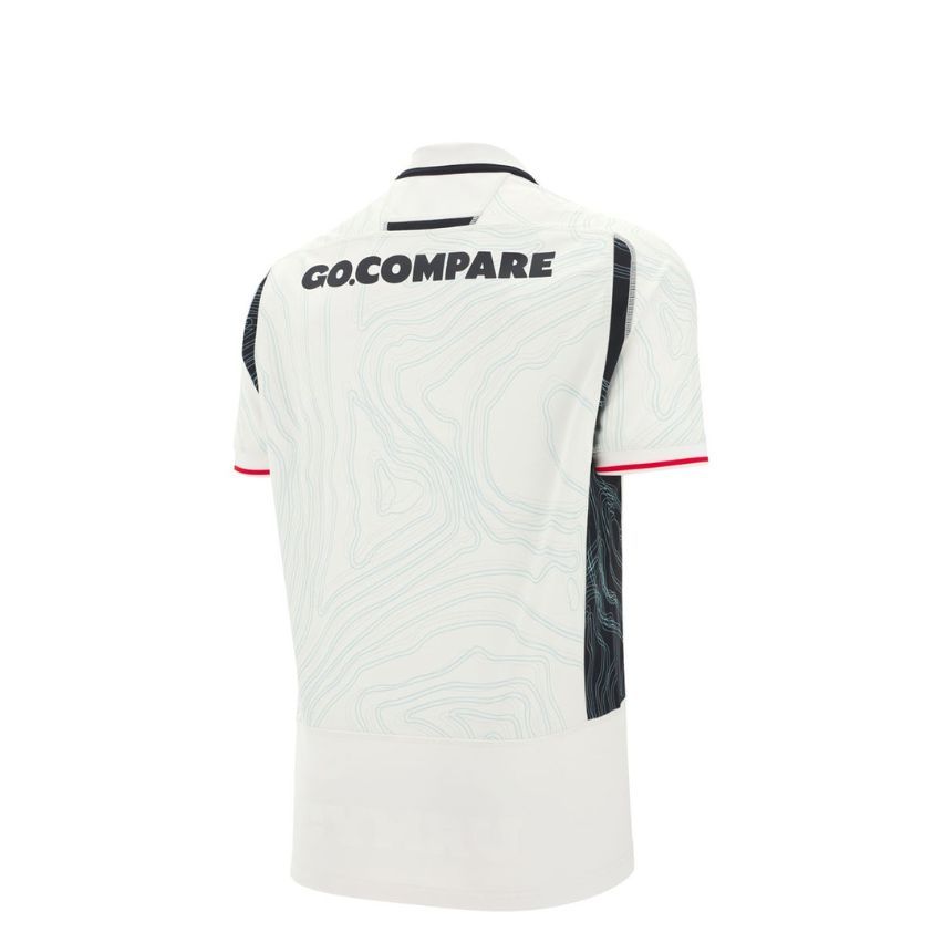 Maillot Rugby Enfant Replica Pays de Galles Extérieur blanc 2025/2026 - Macron