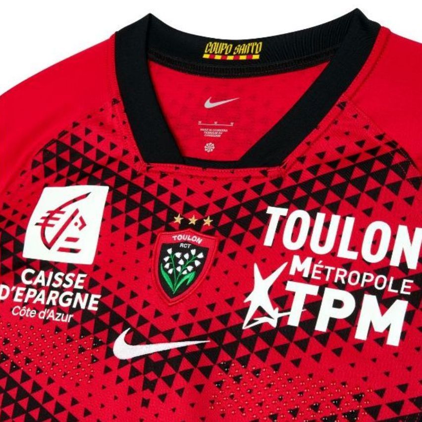 RC Toulon Men's Match Replica Rugby Jersey Home 2025/2026 - Nike