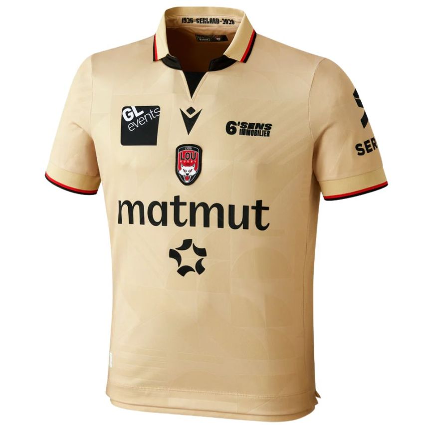 Lyon Lou Rugby Third Jersey 2025/2026 Centenary Edition - Macron
