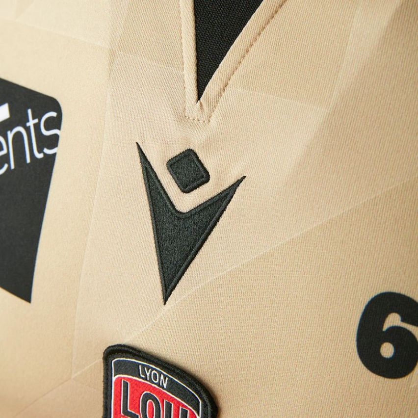 Lyon Lou Rugby Third Jersey 2025/2026 Centenary Edition - Macron
