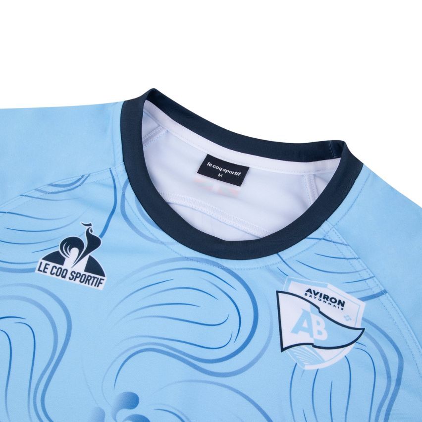 Aviron Bayonnais 2025/2026 Pre-match Rugby Jersey - Le Coq Sportif