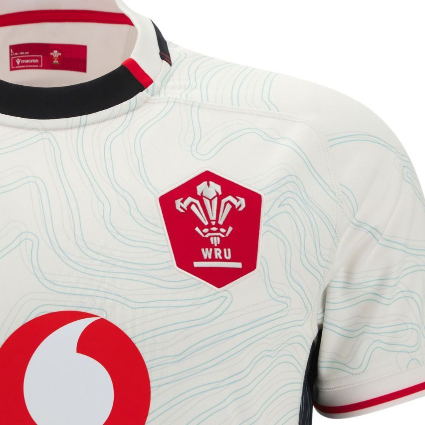 Wales Rugby Replica Men's Away Jersey 2025/2026 - Macron