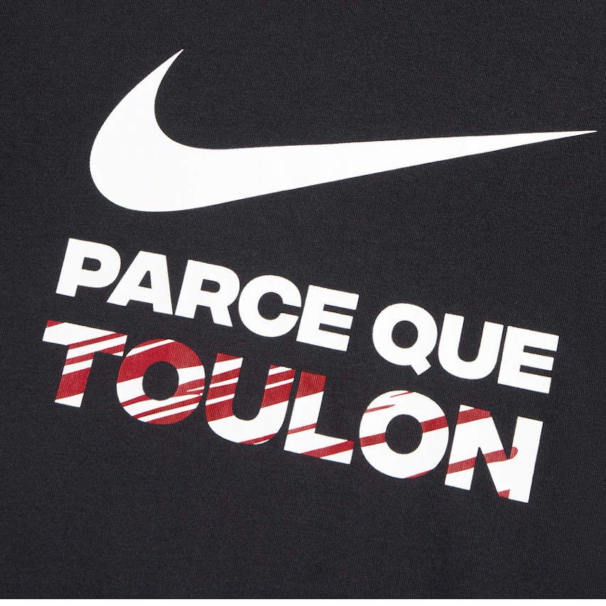 RC Toulon Graphic Rugby T-Shirt Black 2023/2024 - Nike