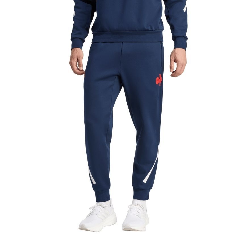 France Travel Rugby Pants Blue 2025/2026 - Adidas