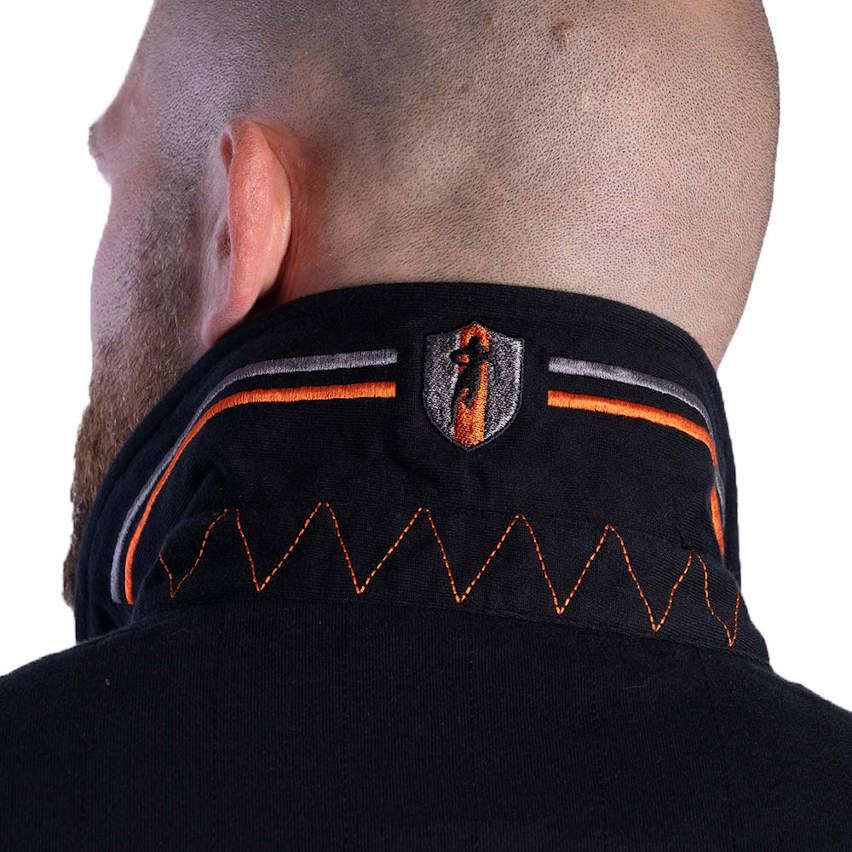 Black Long Sleeve Rugby Polo - Ruckfield