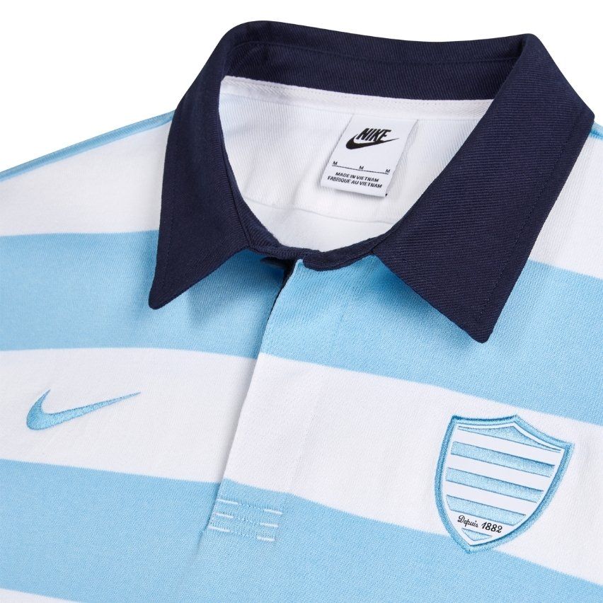 Racing 92 Heritage Long Sleeve Rugby Polo 2025/2026 - Nike