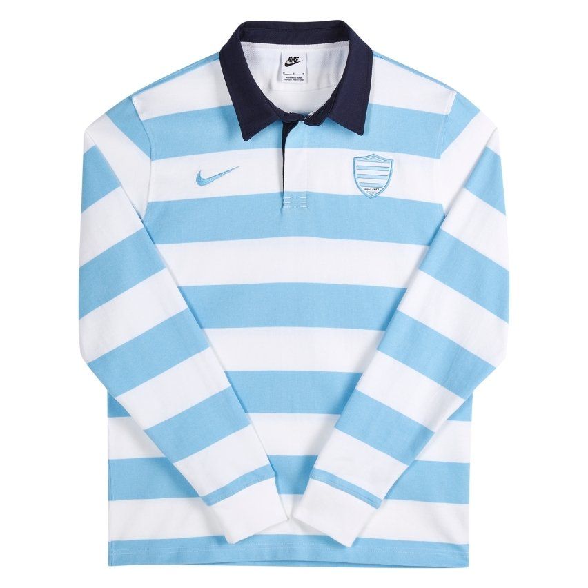 Racing 92 Heritage Long Sleeve Rugby Polo 2025/2026 - Nike