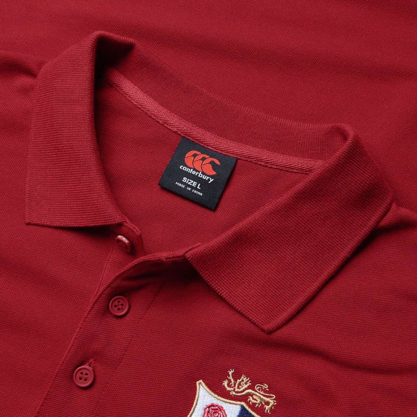 British and Irish Lions Rugby Polo Red - Canterbury