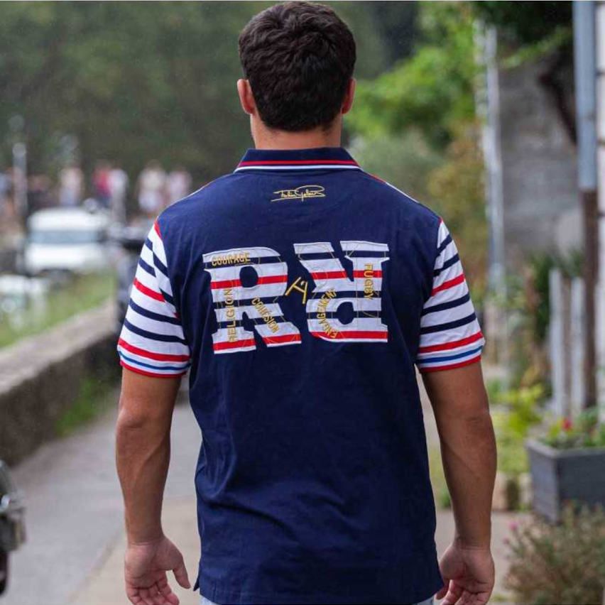 Polo Rugby Dos en RR Fabien Pelous - Rugby Religion