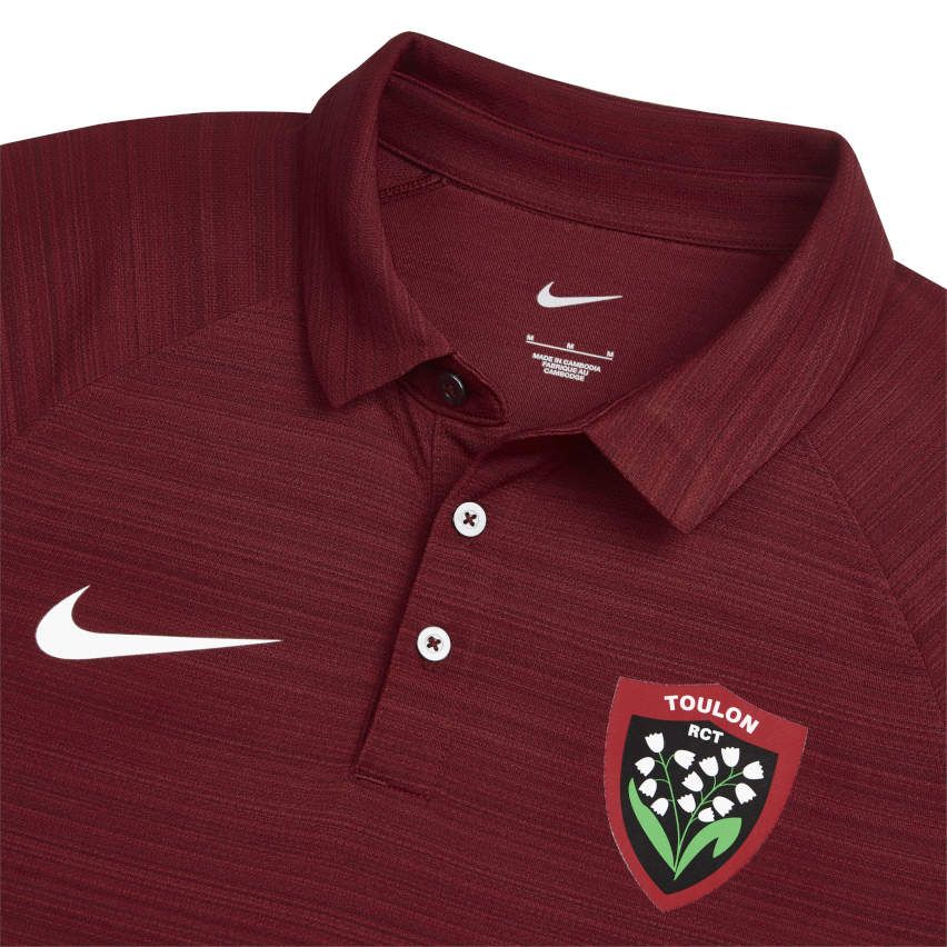 RC Toulon Training Rugby Polo 2024/2025 Red - Nike