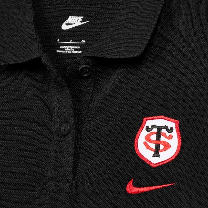 Black Rugby Piqué Polo Stade Toulousain Women 2025/2026 - Nike