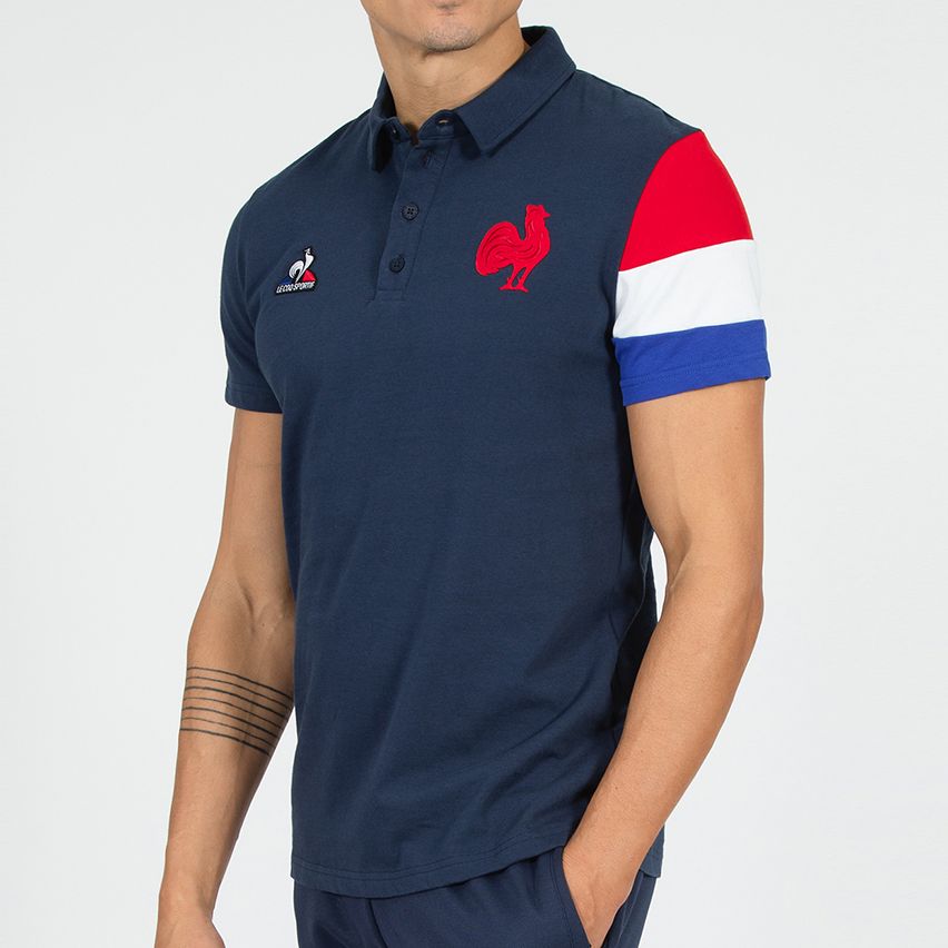 Men's Rugby Polo France Presentation 2021/2022 - Le Coq Sportif